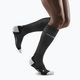 CEP Ultralight черни/светлосиви мъжки компресионни чорапи за бягане 4