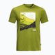 Мъжка тениска за трекинг Jack Wolfskin Crosstrail Graphic green 1801671_3017 3