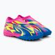 Детски футболни обувки PUMA Match Ll Energy TT + Mid Jr светещо розово/ултра синьо/жълто предупреждение 4