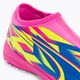 Детски футболни обувки PUMA Match Ll Energy TT + Mid Jr светещо розово/ултра синьо/жълто предупреждение 8