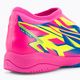 Детски футболни обувки PUMA Ultra Match LL Energy IT+Mid Jr светещо розово/ултра синьо/жълто предупреждение 9