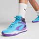 Мъжки баскетболни обувки PUMA Playmaker Pro Mid purple glimmer/bright aqua/strong grey/white 13