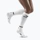 CEP дамски компресионни чорапи за бягане Tall 4.0 white 4