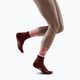 CEP Компресивни чорапи за бягане за жени 4.0 Mid Cut rose/dark red 5