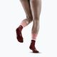 CEP Компресивни чорапи за бягане за жени 4.0 Mid Cut rose/dark red 6