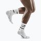 CEP Мъжки чорапи за бягане с компресия 4.0 Mid Cut White 3