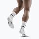 CEP Мъжки чорапи за бягане с компресия 4.0 Mid Cut White 2