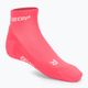 CEP Компресивни чорапи за бягане за жени 4.0 Low Cut розово 4