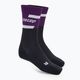 CEP Компресивни чорапи за бягане за жени 4.0 Mid Cut виолетово/черно
