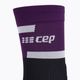 CEP Компресивни чорапи за бягане за жени 4.0 Mid Cut виолетово/черно 4