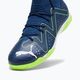 Детски футболни обувки PUMA Match IT + Mid Jr персийско синьо/пума бяло/ултра зелено 10