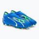 Детски футболни обувки PUMA Ultra Match Ll FG/AG Jr ultra blue/puma white/pro green 4