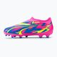 Детски футболни обувки PUMA Ultra Match Ll Energy FG/AG Jr светещо розово/ултра синьо/жълто предупреждение 10