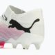 Футболни обувки PUMA Future 7 Ultimate Low FG/AG бяло/черно/отровно розово/ярко аква/сребърна мъгла 13
