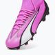 Детски футболни обувки PUMA Ultra Pro FG/AG Jr poison pink/puma white/puma black 12