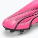 Детски футболни обувки PUMA Ultra Match LL FG/AG Jr poison pink/puma white/puma black 7