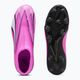Детски футболни обувки PUMA Ultra Match LL FG/AG Jr poison pink/puma white/puma black 11