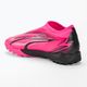 Детски футболни обувки PUMA Ultra Match LL TT + Mid Jr poison pink/puma white/puma black 3