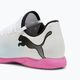 PUMA Future 7 Play IT детски футболни обувки puma white/puma black/poison pink 8
