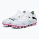 PUMA Future 7 Match FG/AG детски футболни обувки puma white/puma black/poison pink 10