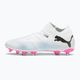 PUMA Future 7 Match FG/AG футболни обувки puma white/puma black/poison pink 8