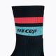 CEP Miami Vibes 80's мъжки компресиращи чорапи за бягане черни/сини/розови 5
