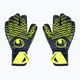 Вратарски ръкавици uhlsport Prediction Soft Pro black/white/fluo orange