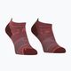 Дамски чорапи за трекинг ORTOVOX Alpine Light Low red 5479000005 5