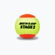 Детски топки за тенис Dunlop Stage 2 60 бр. оранжево/жълто 601343 2