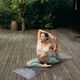 Yoga Design Lab Combo Yoga постелка за йога 1,5 мм черна Мандала Черно 7