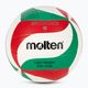 Волейболна топка Molten V5M2000-L-5 бяла/зелена/червена размер 5