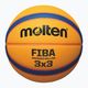 Баскетболен кош Molten B33T5000 FIBA 3x3 жълто/синьо размер 3