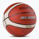 Разтопена баскетболна топка в кафяво B5G3000 2