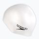 Speedo Обикновена плоска силиконова шапка бяла 8-709910010 3