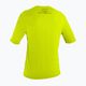 Мъжка тениска за плуване O'Neill Basic Skins Sun Shirt lime 2