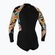 Дамска плувна пяна O'Neill Bahia 2/1 Front Zip Short Spring black/demi floral/demi floral 2