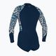 O'Neill Bahia 2/1 Front Zip Short Spring french navy/christina floral дамски бански костюм 2