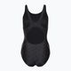Speedo Boomstar Allover Muscleback дамски бански костюм от една част черно-сив 68-122999023 2