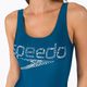 Дамски бански костюм Speedo Logo Deep U-Back blue 68-12369G711 8