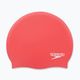 Speedo Обикновена силиконова шапка за плуване червена 68-70984 4