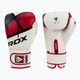 RDX боксови ръкавици червено и бяло BGR-F7R 3