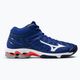 Обувки за волейбол Mizuno Wave Voltage Mid blue V1GA196520 2