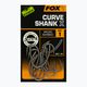 Куки за шаран Fox Edges Curve Shank X grey CHK223 2