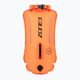 ZONE3 Безопасен буй/суха чанта Рециклиран 28 л оранжев с висока видимост