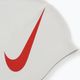 Nike BIG SWOOSH шапка за плуване в бяло и червено NESS5173-173 2