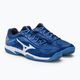 Мъжки обувки за тенис Mizuno Breakshot 3 CC navy blue 61GC212526 4
