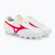 Мъжки футболни обувки Mizuno Morelia II Club MD white/flery coral2/bolt2 5