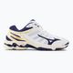 Мъжки обувки за волейбол Mizuno Wave Voltage white / blue ribbon / mp gold 2