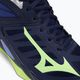 Мъжки обувки за волейбол Mizuno Wave Dimension evening blue / tech green / lolite 10