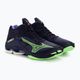 Мъжки обувки за волейбол Mizuno Wave Lightning Z7 Mid evening blue / tech green / lolite 5